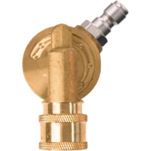 imageGiraffe Tools Pressure Washer Pivoting Coupler 7 Angles Gutter Cleaner Attachment 240 Degree Rotation 14 Quick Connect 4000 PSI