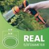 imageGiraffe Tools 100FT Garden Hose 58 Set with 10Pattern Spray Nozzle Quick Connects ampamp Ground Spinkler for Garden Greenhouse Flower Bed Garden Water Hose100FT Kit3