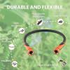 imageGiraffe Tools 100FT Garden Hose 58 Set with 10Pattern Spray Nozzle Quick Connects ampamp Ground Spinkler for Garden Greenhouse Flower Bed Garden Water Hose5FT Hose