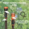 imageGiraffe Tools 100FT Garden Hose 58 Set with 10Pattern Spray Nozzle Quick Connects ampamp Ground Spinkler for Garden Greenhouse Flower Bed Garden Water Hose100FT Kit3