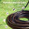 imageGiraffe Tools 100FT Garden Hose 58 Set with 10Pattern Spray Nozzle Quick Connects ampamp Ground Spinkler for Garden Greenhouse Flower Bed Garden Water Hose100FT Kit3