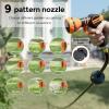 imageGiraffe Tools AW25 12MB Retractable Garden Hose Reel PRO Metal Bracket and AW4058 Hose Reel 58quot x 90 ft