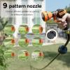 imageGiraffe Tools AW30 12MB Garden Hose Reel 12quot x 100 ft PRO Metal Bracket and AW40 58quot x 90 ft Garden Hose Reel