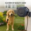 imageGiraffe Tools AW30 AW25 Retractable Garden Hose Reel Cover UV Resistant Waterproof and AntiFading Cover for Water Hose ReelHose Reel