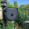 imageGiraffe Tools AW50 Retractable Garden Hose Reel Cover UV Resistant AntiFading and Waterproof Cover for Water Hose Reel