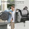 imageGiraffe Tools Garden Hose 100ft x 58quot Custom Length Heavy Duty No Kink Flexible Rubber Garden Hose Leakproof Water Hose with Male to Female Fittings 600 Burst PSI5FT Female to Female