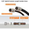imageGiraffe Tools Garden Hose 100ft x 58quot Custom Length Heavy Duty No Kink Flexible Rubber Garden Hose Leakproof Water Hose with Male to Female Fittings 600 Burst PSI10FT Female to Female
