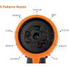 imageGiraffe Tools Garden Hose Nozzle 9 Adjustable Spray Modes Water Gun for Garden Hose Reel Car Washing Watering Dog Washing PRO Model