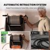 imageGiraffe Tools Grandfalls Pressure Washer Max 2900 PSI 22 GPM Electric Wall Mounted Power Washer with 100ft Retractable Hose Foam Cannon 4Nozzles for CarDrivewaysPatios