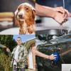 imageGiraffe Tools Hybrid Garden Hose 75ft x 58quot Male and Female Fittings with Shut off Valve Flexible Heavy Duty Leakproof Lightweight Water Hose50FT