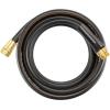 imageGiraffe Tools Leader Hose 2ft x 58quot Short Water Hose Heavy Duty for Hose Reel Lightweight Flexible with Female Female FittingsBlack