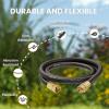 imageGiraffe Tools Leader Hose 2ft x 58quot Short Water Hose Heavy Duty for Hose Reel Lightweight Flexible with Female Female FittingsBlack