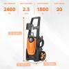 imageGiraffe Tools Pressure Washer Max 2400 PSI 23 GPM Electric Power Washer with 4 QuickConnect Nozzles Foam Cannon for CarsPatiosDrivewaysFences20FT