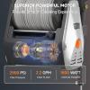 imageGiraffe Tools Wall Mounted Pressure Washer Plus with Upgraded 1800W Motor Max 2900 PSI 22 GPM Electric Power Washer with 100ft Retractable Pressure Hose for Car Automatic Rewind Any Length LockLight Silver
