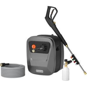 imageGiraffe Tools Grandfalls Pressure Washer G20 Pro 65 FT Pressure HoseWall Mounted Power Washer with 4 QuickConnect NozzlesFoam Cannon for CarsPatiosDrivewaysFences2500 MAX PSI 22 GPM