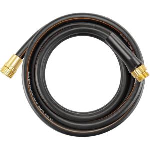 imageGiraffe Tools Leader Hose 2ft x 58quot Short Water Hose Heavy Duty for Hose Reel Lightweight Flexible with Female Female FittingsBlack