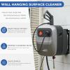 imageGiraffe Tools Grandfalls Pressure Washer G20B Wall Mount Pressure Washer with 180 Rotating Bracket 65ft Retractable Black Pressure Hoses 2200PSI 24GPM 4 Nozzles Foam Cannon Dark Silver