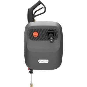 imageGiraffe Tools Grandfalls Pressure Washer G20B Wall Mount Pressure Washer with 180 Rotating Bracket 65ft Retractable Black Pressure Hoses 2200PSI 24GPM 4 Nozzles Foam Cannon Dark Silver