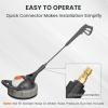 imageGiraffe Tools 9quot Pressure Washer Surface Cleaner 14quot QuickConnect UnderCarriage Cleaner 32K Max psi Power Washer for Ground Driveway and Patio