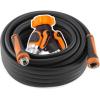 imageGiraffe 2 Way Hose Splitter ampamp Hybrid Garden Hose 58quot 50ft Bundle