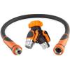 imageGiraffe 2 Way Hose Splitter ampamp Hybrid Garden Leader Hose 58quot 3ft Bundle