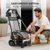 imageGiraffe Tools Electric UltraFlow Pressure Washer  Mount Versatility Wall Mounted Trolley ampamp Freestanding Electric Power Washer with 1000H AllCopper Pump Brushless Motor ampamp 60dB UltraQuiet50ft Retractable Hoses with Trolley Cart