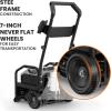 imageGiraffe Tools Electric UltraFlow Pressure Washer  Mount Versatility Wall Mounted Trolley ampamp Freestanding Electric Power Washer with 1000H AllCopper Pump Brushless Motor ampamp 60dB UltraQuiet50ft Retractable Hoses with Trolley Cart