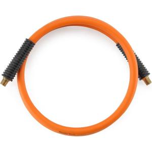 imageGiraffe Tools Air Hose 38 inch x 6 ft Air Compressor Hose 14 in MNPT Fittings Hybrid 300 PSI Kink Resistant Lightweight Leadin Air Hose AllWeather Flexibility Orange38 inches x 6 feet