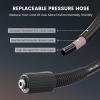 imageGiraffe Tools Grandfalls Pressure Washer G30B Max 2900 PSI 22 GPM Electric Wall Mounted Pressure Washer with 100ft Black Pressure Hoses Foam Cannon 4Nozzles for CarDriveways Dark SilverPressure Washer 135